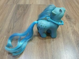 Vintage EL GRECO My Little Pony BABY G1 Rare Blue Variant BLUE BELLE 1980s 2