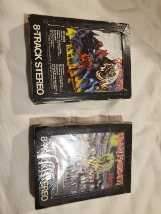Iron Maiden Killers & Number Of The Beast 8 - Track Vntg Heavy Metal Ultra Rare