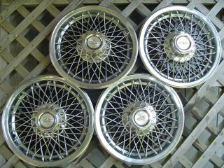 1977 1978 1979 Chevy Chevrolet Impala Caprice Hubcaps Wire Wheel Covers Vintage