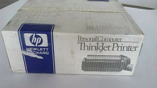 Vintage Hp Thinkjet 2225b W/ Hp - Il To Work W/hp41 And Hp71 Calculators (nib)