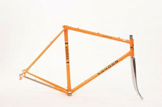 Vintage Kondor Road Bicycle Frame Set 58 Cm 700c Wheels Steel Tubes