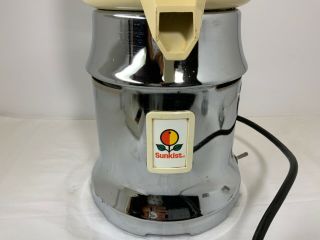 Vintage Sunkist Citrus Fruit Juice Extractor Commercial Kitchen Juicer 2
