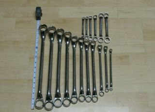 Vintage Snap On Metric Double Box End Wrench Set 17 Piece
