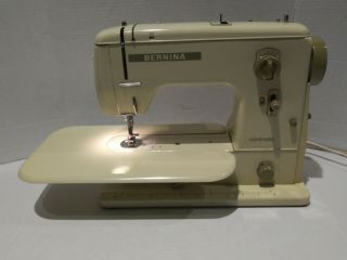 Vintage Bernina 707 Minimatic Sewing Machine W/ Foot Pedal And Hard Case