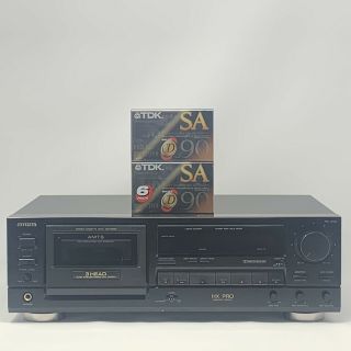 Vintage Aiwa Ad - F810u 3 Head Cassette Deck & Tapes