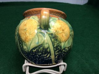 Vintage Roseville Pottery Sunflower Vase 486 - 5? 2