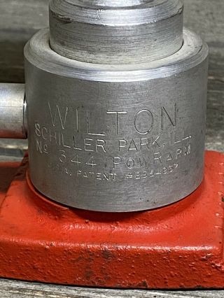 Vintage Wilton Toolmakers Baby Vise 2 - 1/4” Jaws With Power Arm No.  344 2