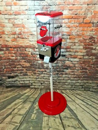 The Rolling Stones Inspired Vintage Gumball Machine Candy Dispenser Man Cave