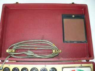 VINTAGE HICKOK MODEL 600A MICROMHO DYNAMIC MUTUAL CONDUCTANCE TUBE TESTER - L@@K 2