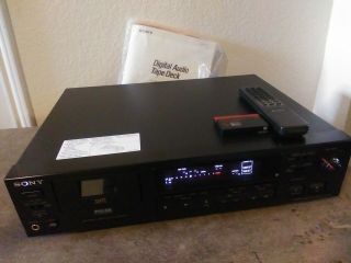 Vintage Sony Dtc - 690 Digital Audio Tape Dat Deck Player Recorder W Remote
