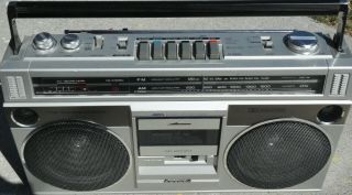 Vintage Sanyo M9860 Stereo Boombox Am/fm Dolby Stereo Cassette Recorder