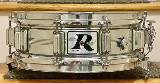 Vintage Rogers “big R” Era Snare Drum W/ Snare Frame - Very