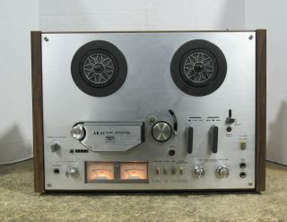 Vintage Akai Gx - 4000d 4 - Track Stereo Reel To Reel Tape Recorder &