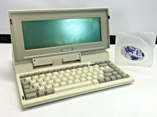 Vintage Toshiba Pa7027u T1000 Portable Laptop Computer