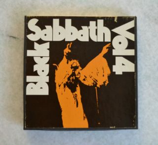 Vintage Black Sabbath Vol 4 - 7 1/2 Ips - 4 Track Reel To Reel -