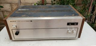 Vintage Sony Tan - 5550 Vfet Power Amplifier Amp