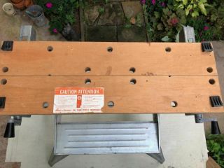 VINTAGE BLACK & DECKER WORKMATE 79001 Type 2 Early Production Model 3