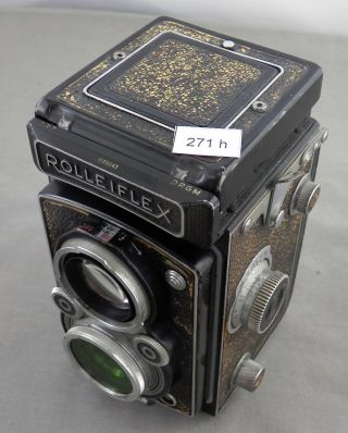 Vintage Ca 1950 Rolleiflex 3.  5 Compur Rapid Camera,