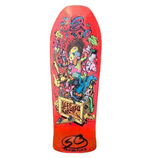 Jeff Grosso Vintage 80’s Santa Cruz Toy Box Skateboard Deck