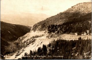 Vtg Rppc Western Slope,  Monarch Pass,  Highway 50,  Colorado Co Postcard