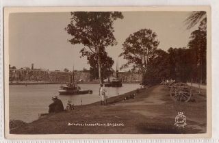 Vintage Postcard Rppc Botanical Garden Reach,  Brisbane Qld 1900s