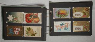 Vintage Post Card Album Early 1900s 3