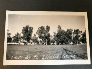 Fort Stanton Mexico Rppc Buildings Marine Hospital? Vintage Postcard