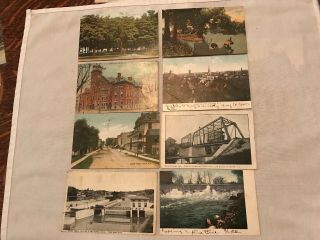 8 Different Lyons,  York Vintage Postcards