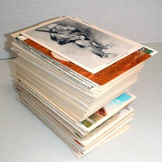 Mixed Box Full Of 287 Vintage Postcards From An Estate