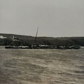 Celtic Cunard Boat Ship Ireland Vtg Leonar 4521 1920s Rppc Real Photo Postcard