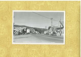 Ca Chester Antique 1940 - 50s Rppc Real Photo Postcard Vintage Cars Old Stores