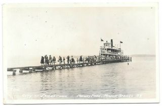 Rppc City Of Jamestown,  Midway Park,  Maple Springs,  N Y Vintage Postcard T Carr
