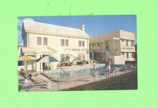 Zz Postcard The Golf Park Hotel And Apartments Miami Beach Bathing Beauty Pool