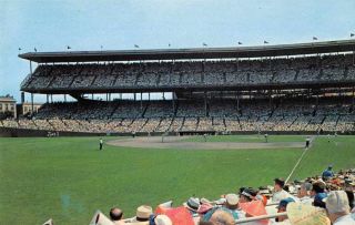 Chicago Illinois Wrigley Field Baseball Field Vintage Postcard J47217