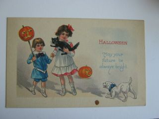 Vintage Halloween Postcard 