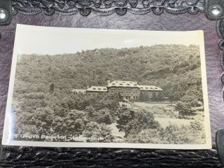 C5 Grove Park Inn Asheville Nc Unposted Postcard B&w Photograph Vintage