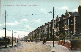 Ireland Dublin North Circular Road F.  Von Bardeleben Antique Postcard Vintage