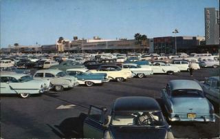 Sacramento,  Ca Country Club Shopping Center California Chrome Postcard Vintage