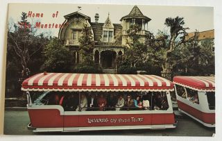 Vintage Postcard Home Of “the Munsters” Universal City Studios (c) 1966
