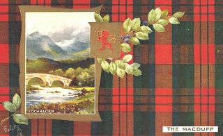 Vintage Postcard - Scotish Clan The Macduff (insert Of Lochnacar),  Scotland