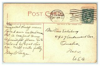 Vintage Postcard Indian Mission First Nations on Vancouver Harbor Canada 1910 R7 2