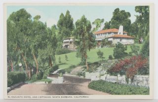 Vintage Postcard El Encanto Hotel And Cottages,  Santa Barbara,  California