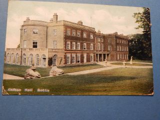 Vintage Nottinghamshire " Clifton Hall " Postmark 1907
