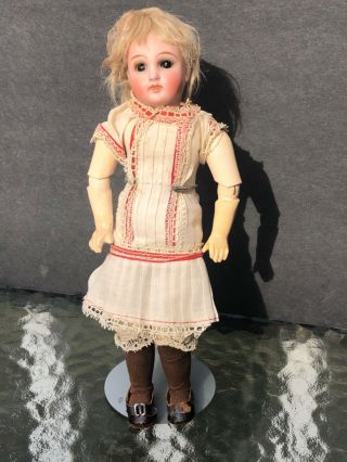 Antique German Bisque Closed Mouth Doll,  Belton - Type,  Sonnenberg