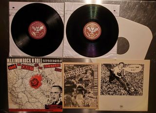 Not So Quiet On The Western Front 2lp Orig 82 Maximum Rock N Roll W Book Ex Cond