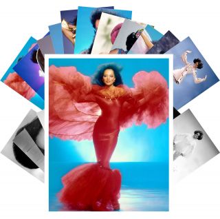 Postcards Pack [24 Cards] Diana Ross Disco Pop Music Vintage Posters Cc1296