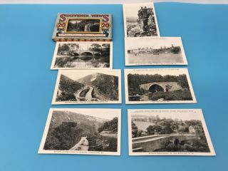 Vintage C T Photo Finish Views Of The National Hwy - Baltimore Md - Wheeling Wv