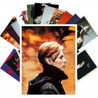 Postcards Pack [24 Cards] David Bowie Rock Music Vintage Posters Covers Cc1258
