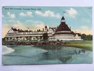 Vintage Postcards " Hotel Del Coronado " Coronado Beach,  Ca 1909