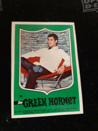 The Green Hornet 35 - 1966 Greenway Productions Sticker - Kato (bruce Lee)